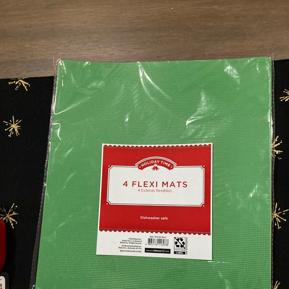 Holiday Time Flexi Mats set of 4 - Picture 4 of 4
